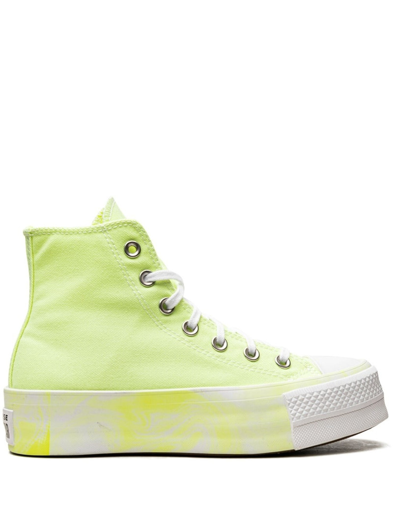 Chuck Taylor All Star Lift High "Volt Glow" sneakers 1
