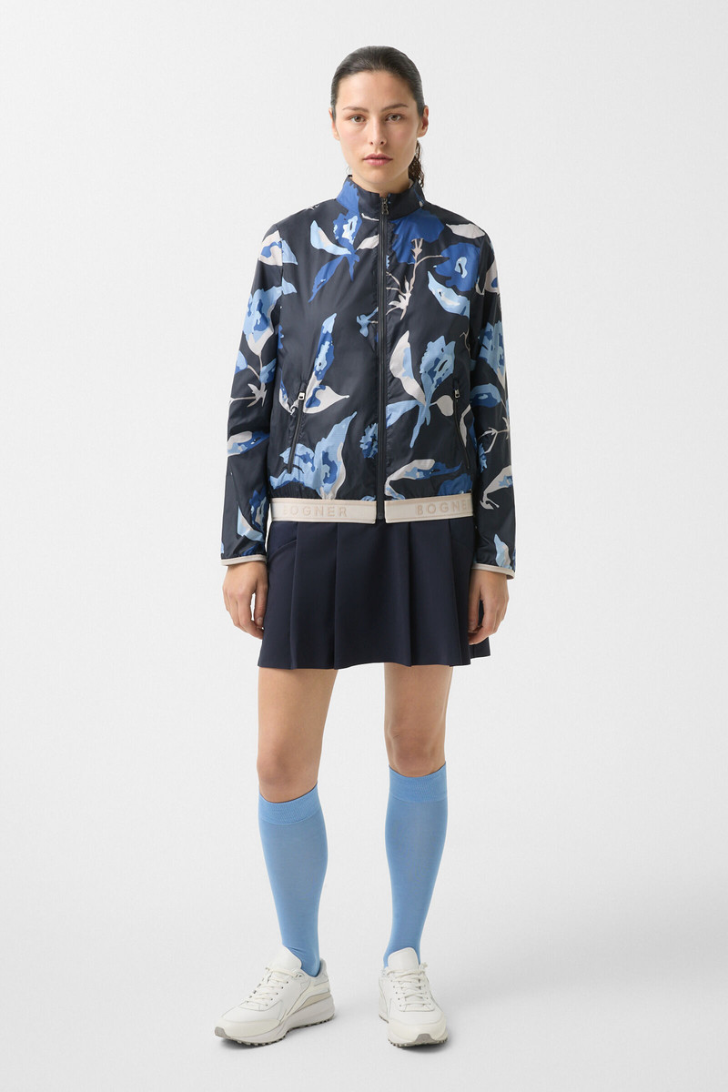 BOGNER Sofie functional jacket in Navy blue/light blue outlook