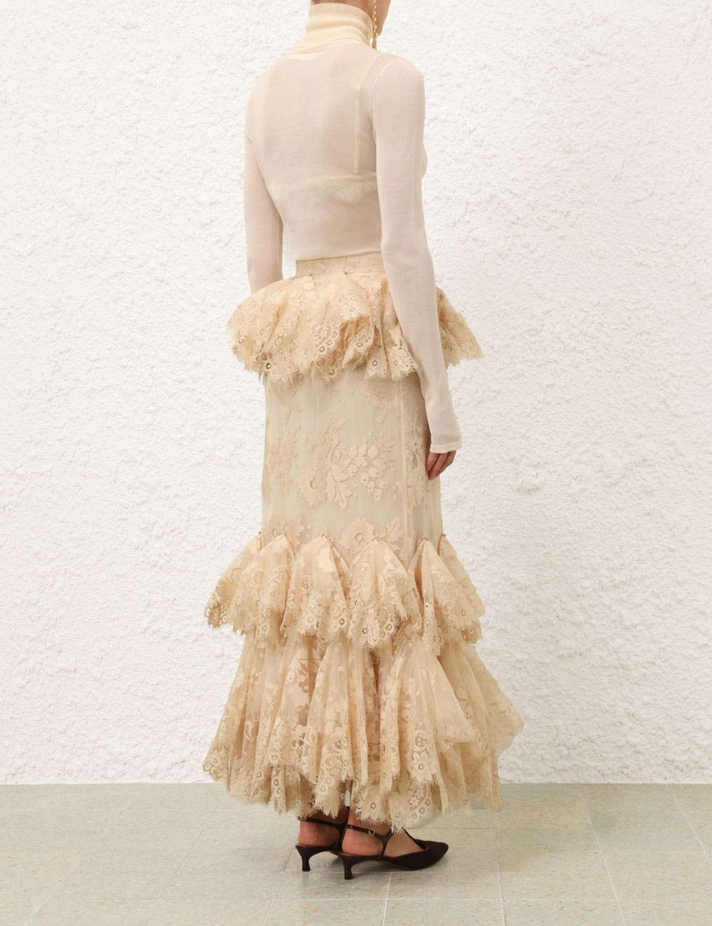 EDEN LACE HANDKERCHIEF SKIRT - 4