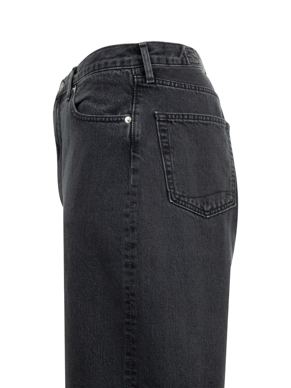 cotton denim shorts - 3