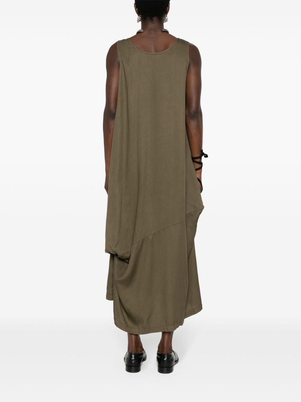 V-neck sleeveless maxi dress - 4