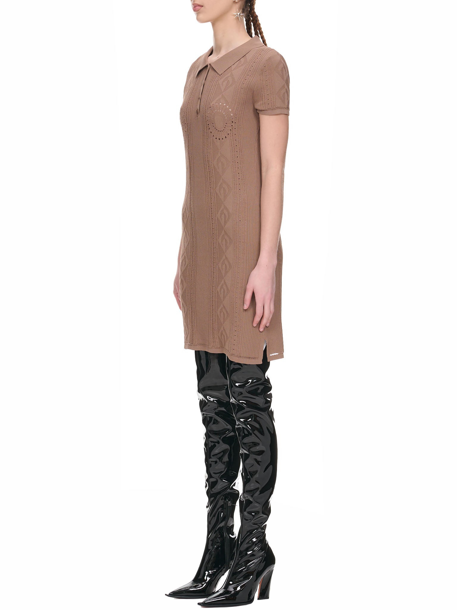 Pointelle Tennis Court Dress - 2
