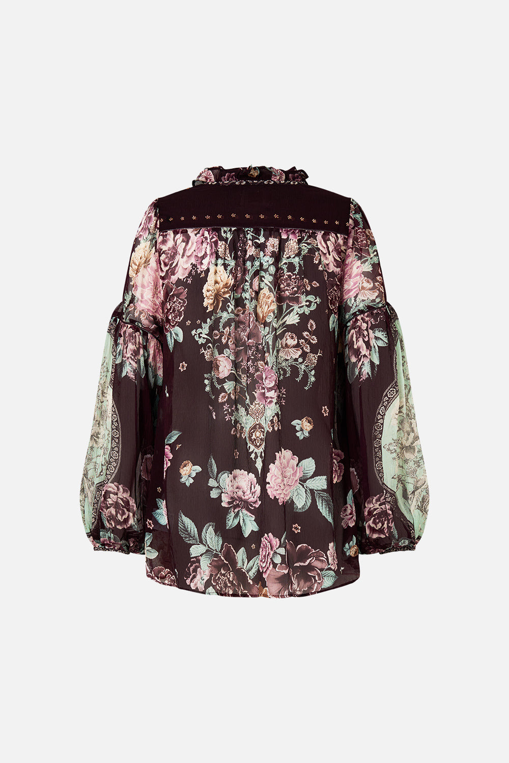 FRILL COLLARED BLOUSE - 7