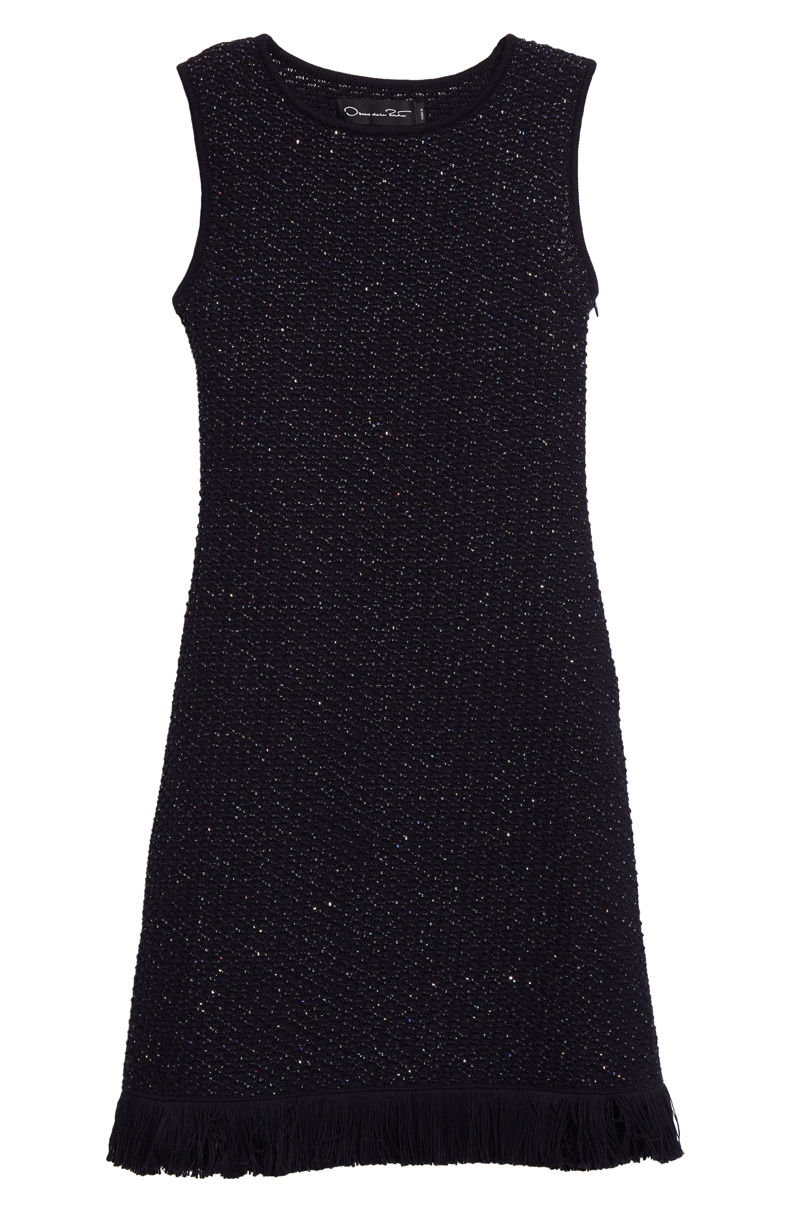 Sequin Tweed Cocktail Dress - 6