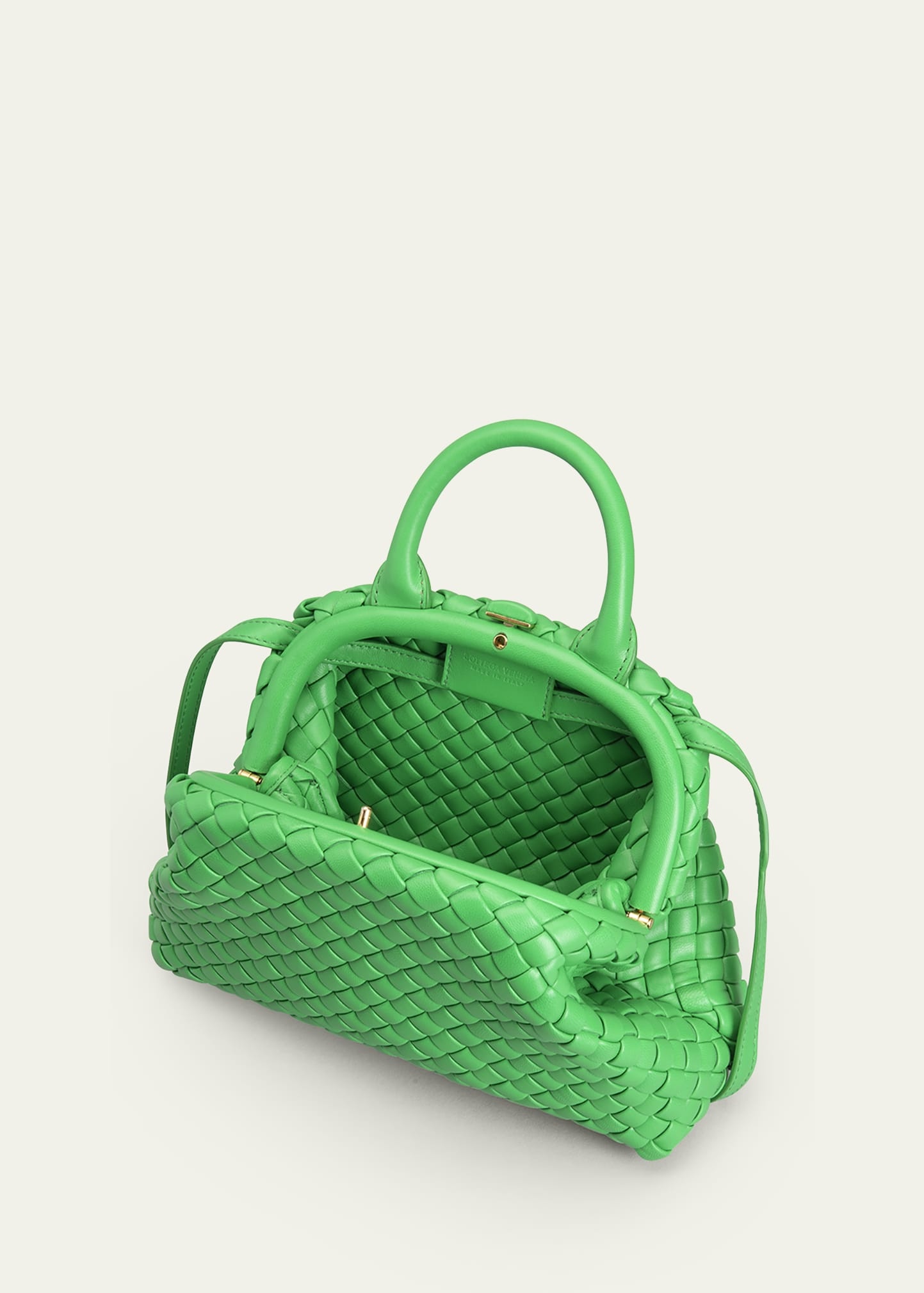 Mini Intrecciato Napa Top-Handle Bag - 4
