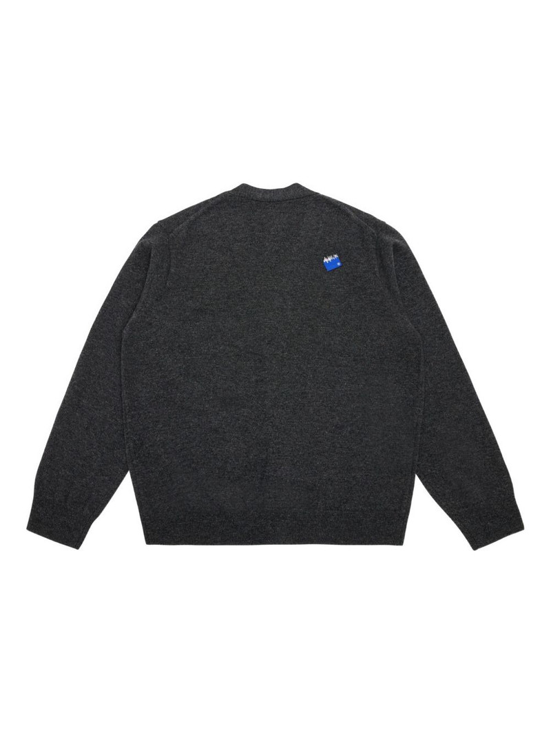 ADER error logo-patch button cardigan outlook
