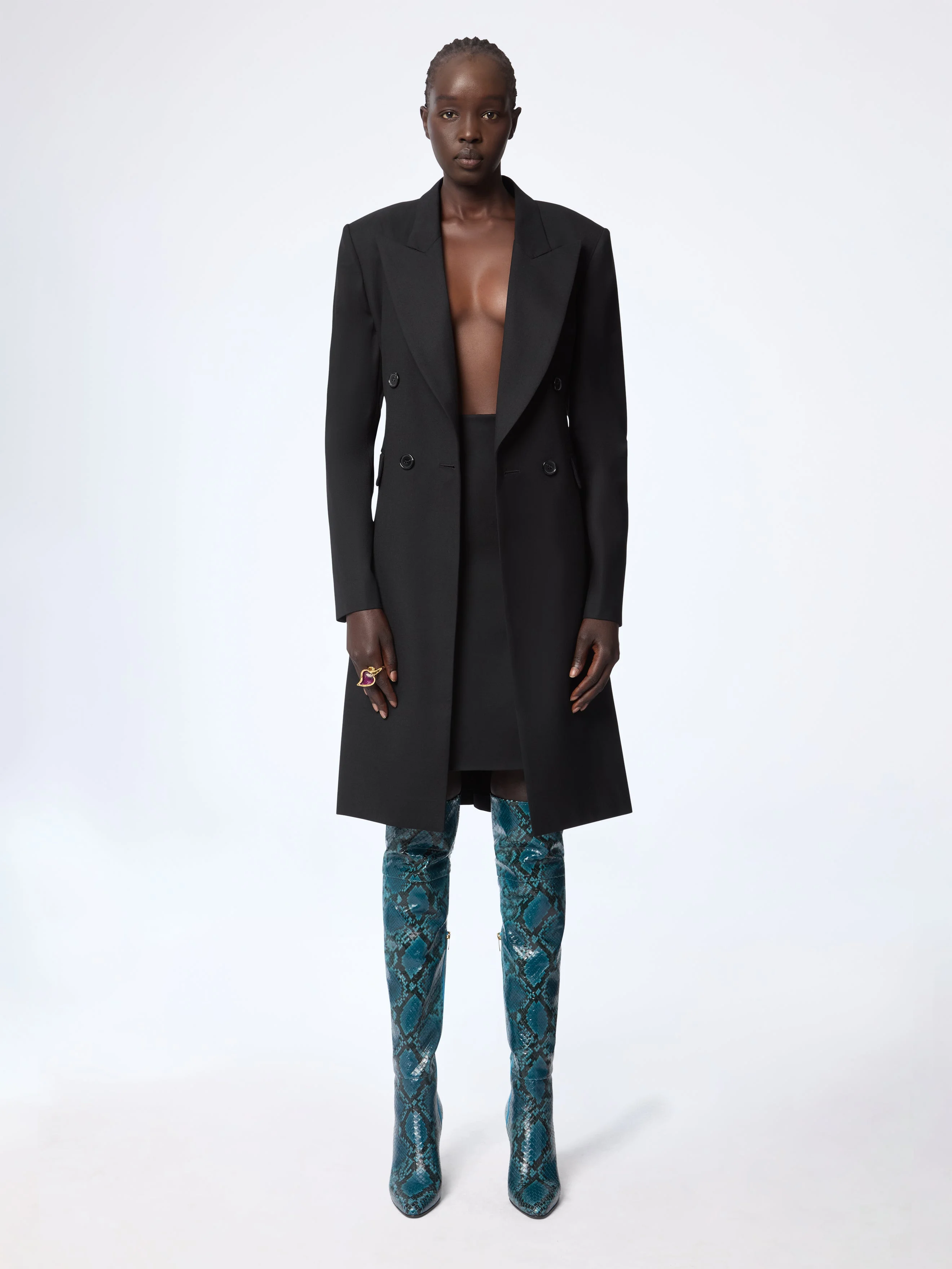 Wool Gabardine Frock Coat - 1