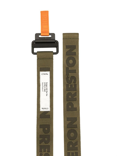 Heron Preston logo tape belt outlook