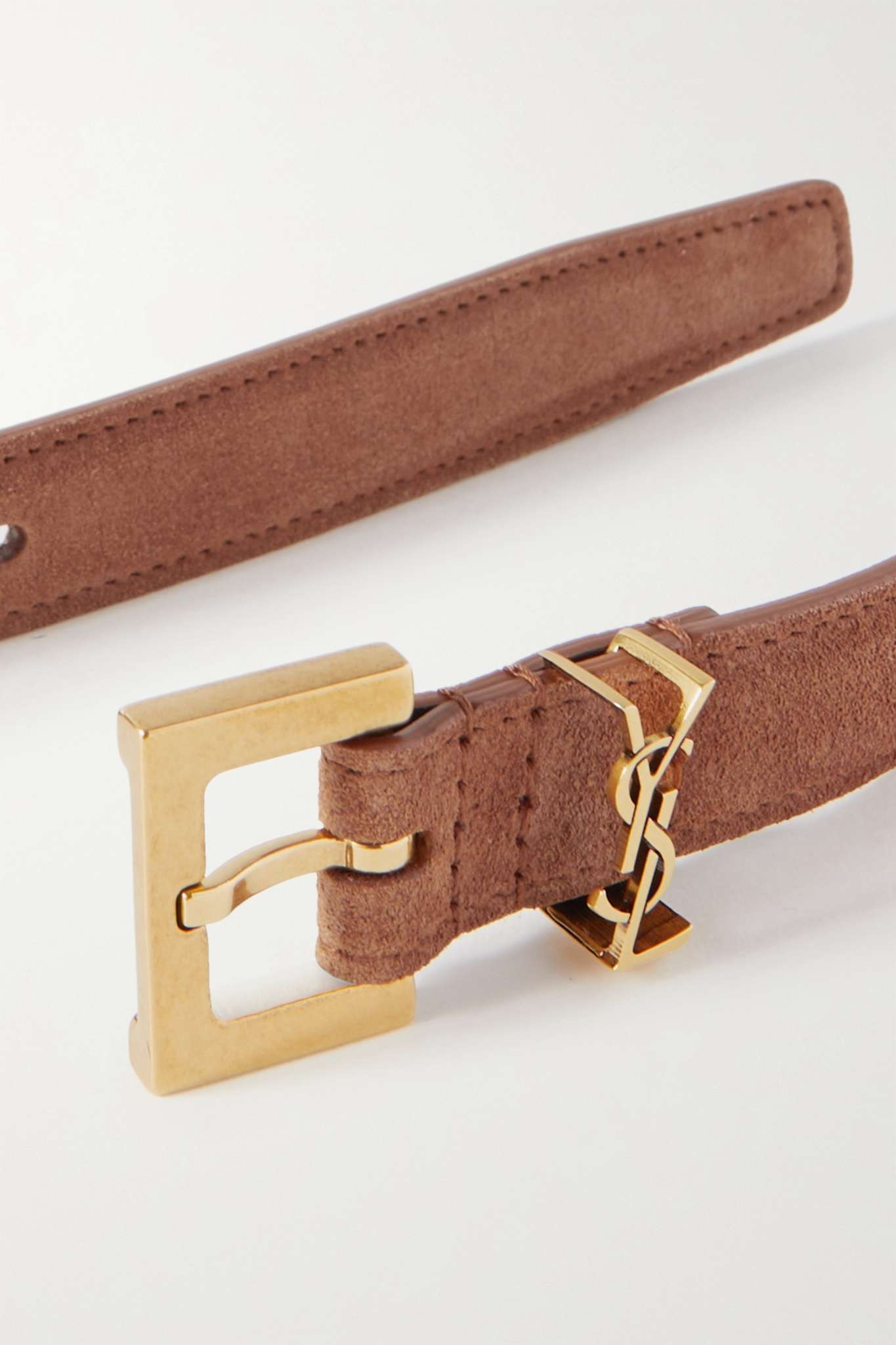 Monogramme suede belt - 3