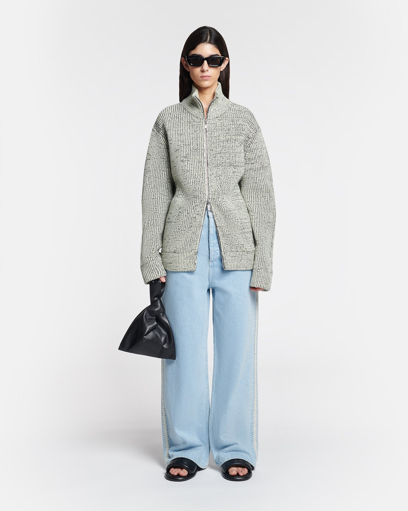 Nanushka Cashmere-Blend Mouline Cardigan outlook