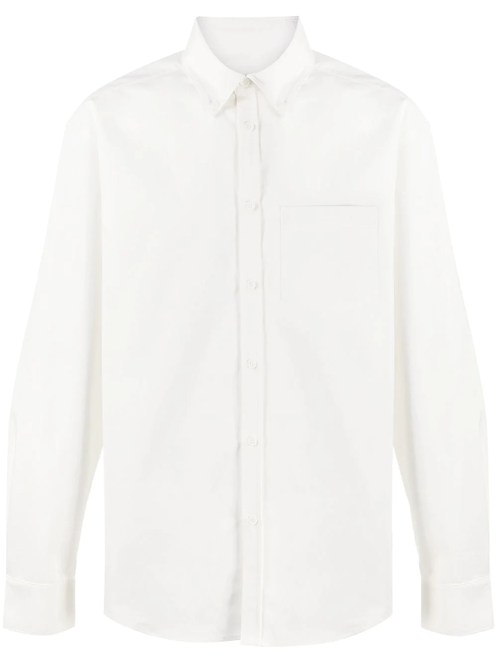 plain long-sleeve shirt - 2
