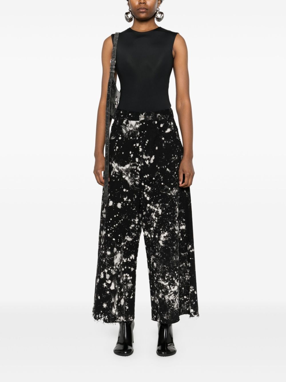 round-neck sleeveless bodysuit - 2