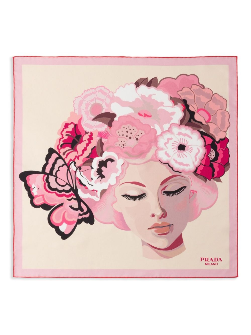 printed silk scarf - 3