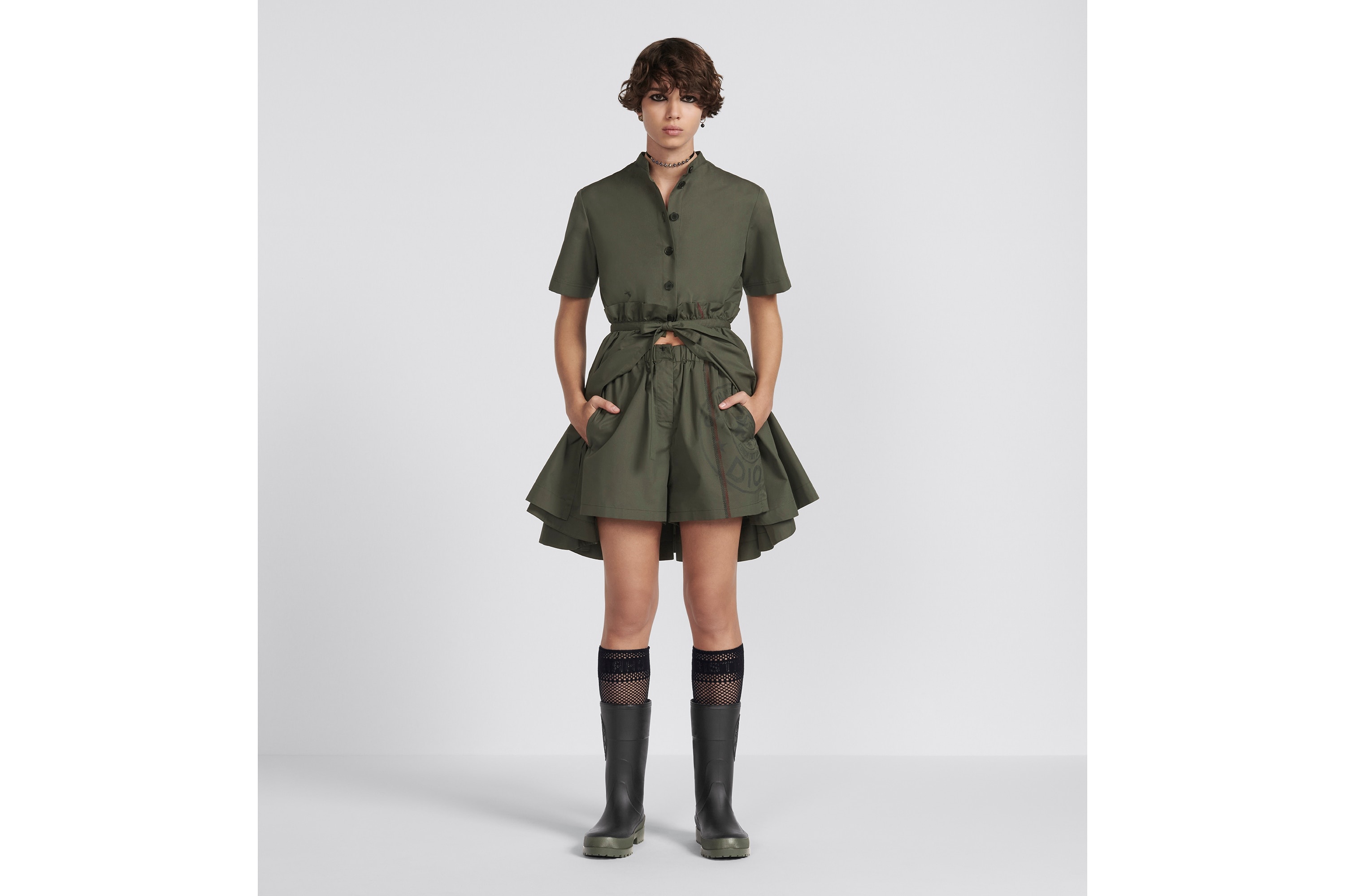 Short Open-Front Dress - 4