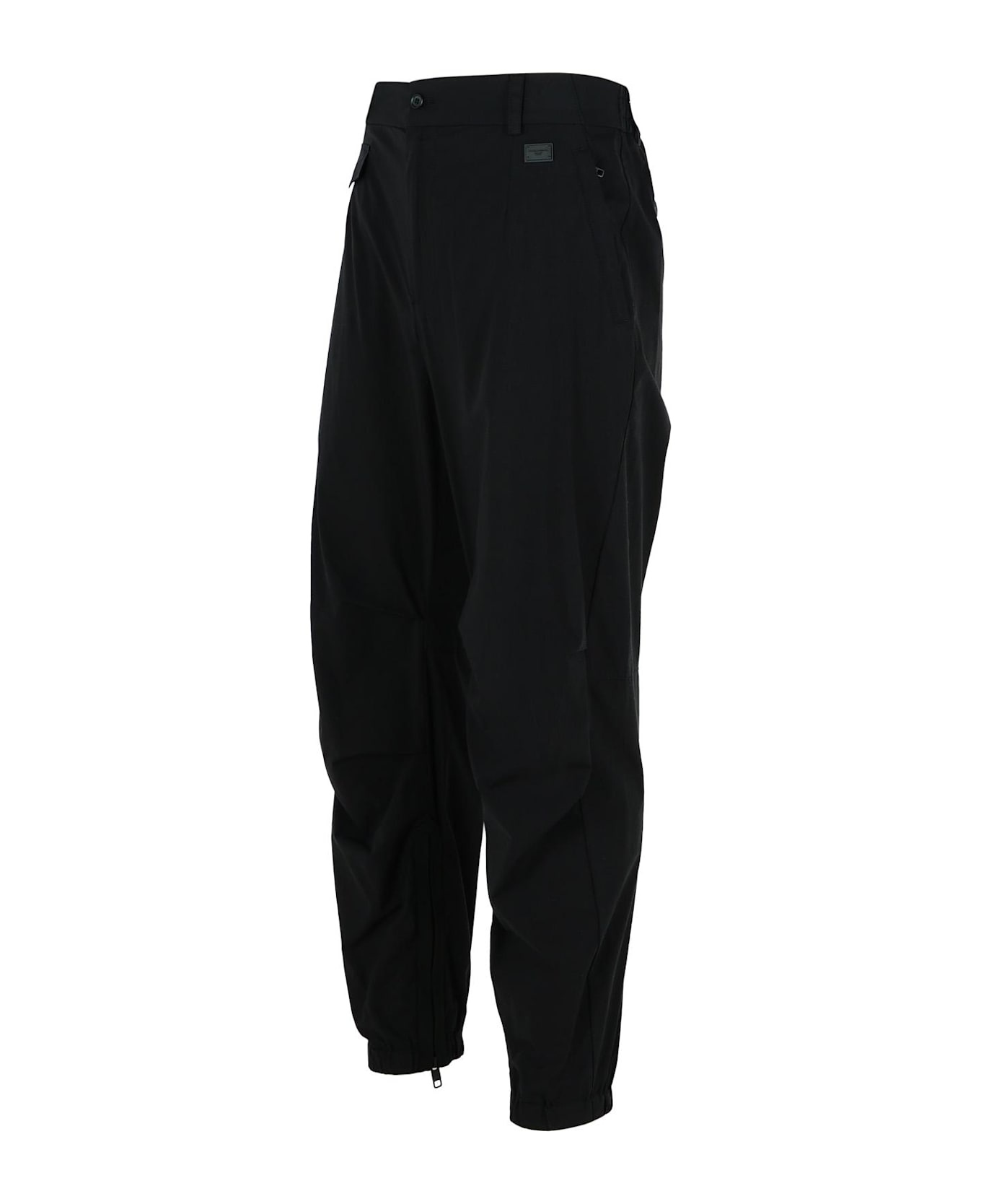 Black Nylon Pants - 2