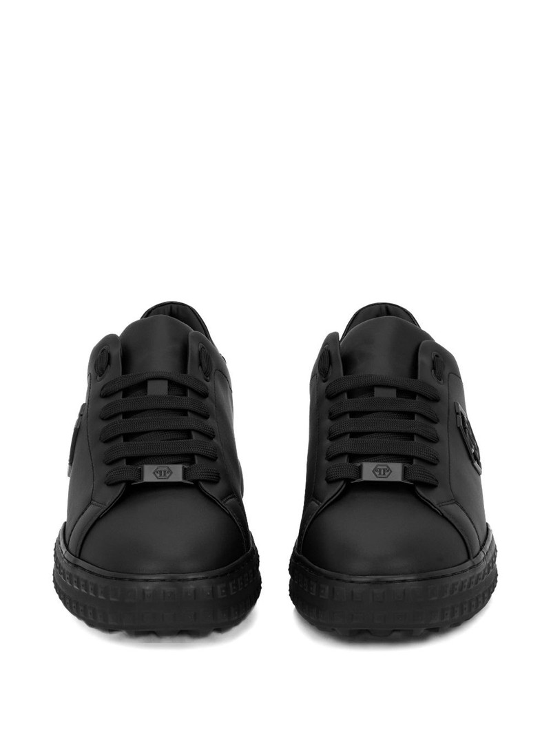 hexagon nappa leather low-top trainers 3