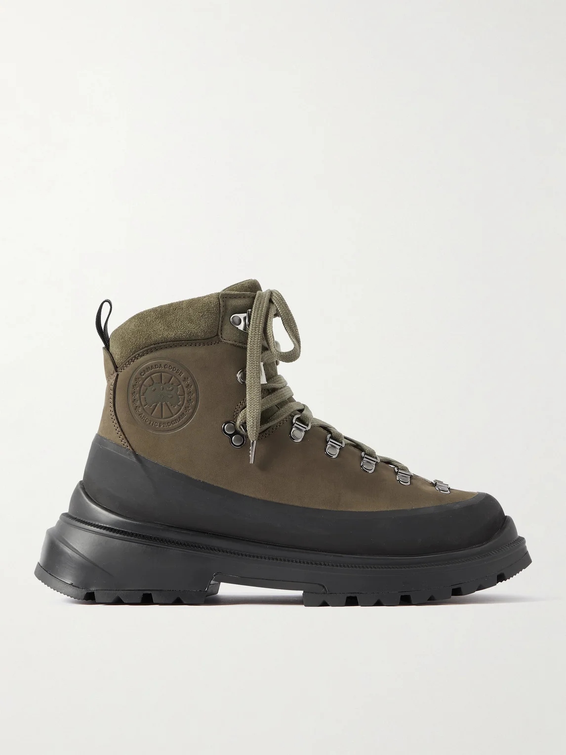 Journey Rubber and Nubuck-Trimmed Suede Hiking Boots - 1
