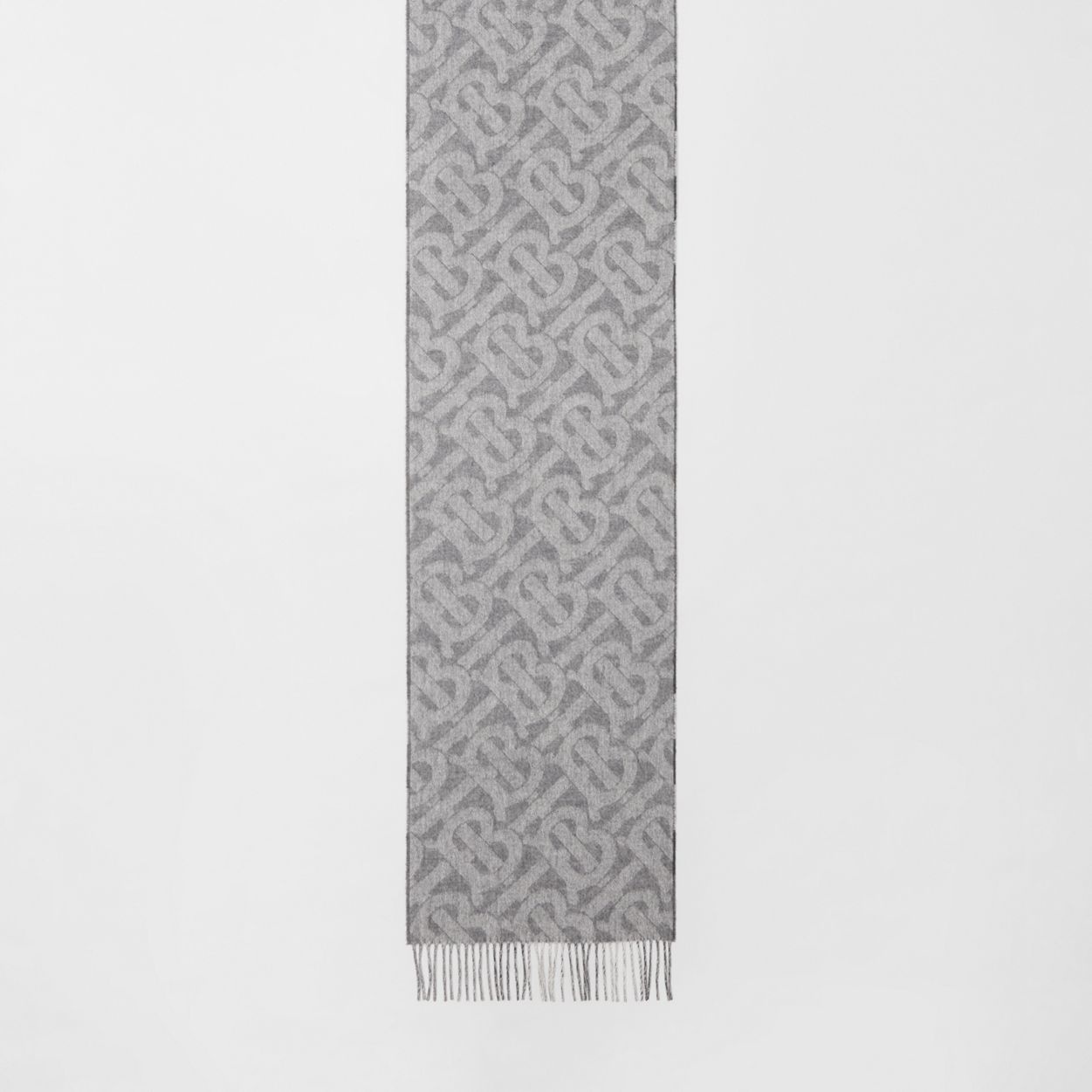 Reversible Check and Monogram Cashmere Scarf - 5