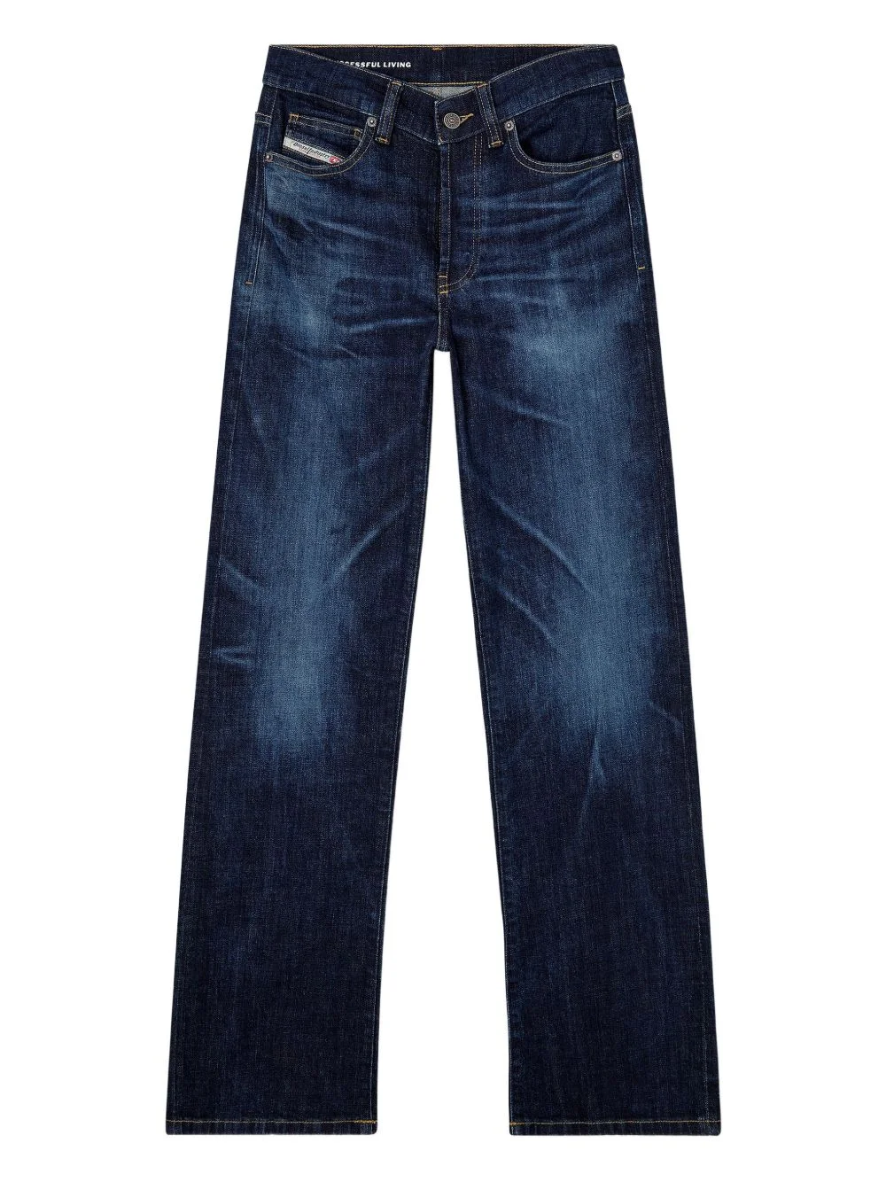 1971 D-Sent high-waisted straight-leg jeans - 1
