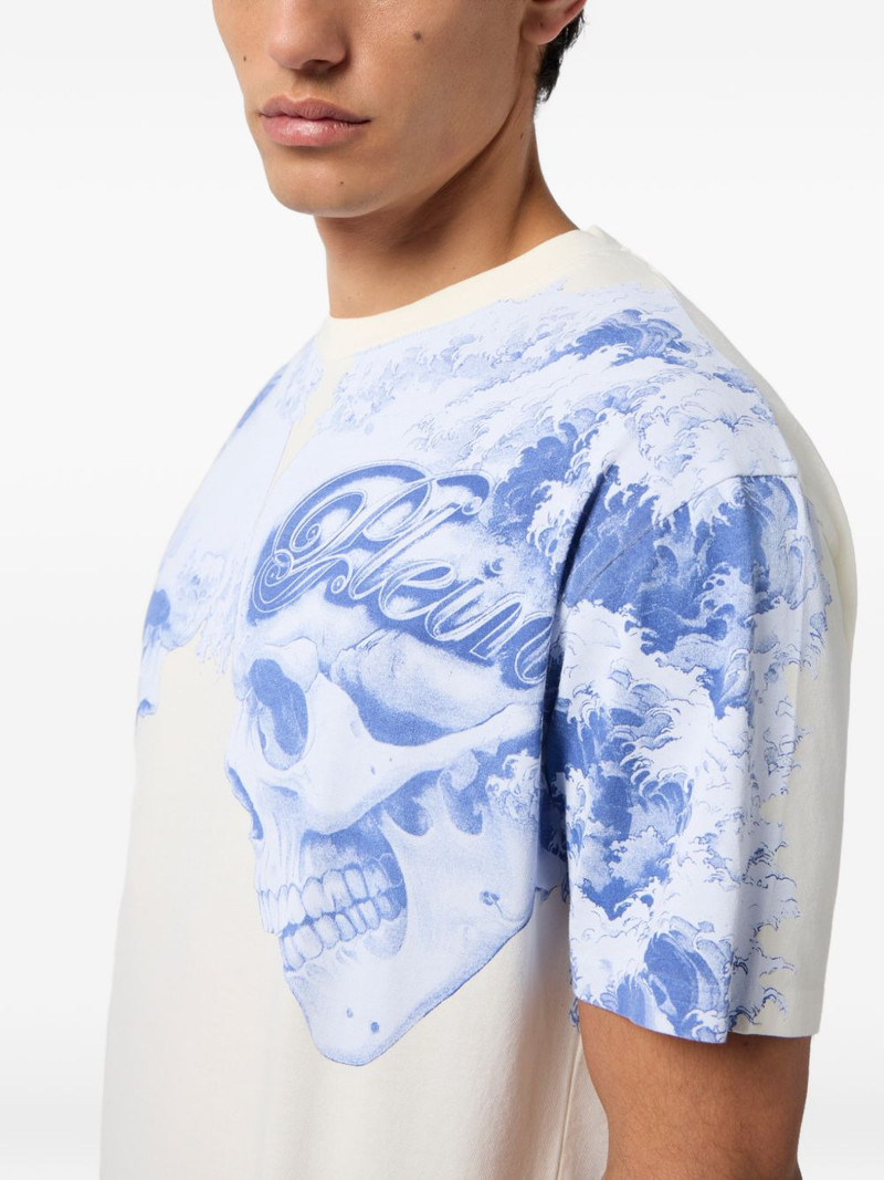 crew-neck skull T-shirt 5