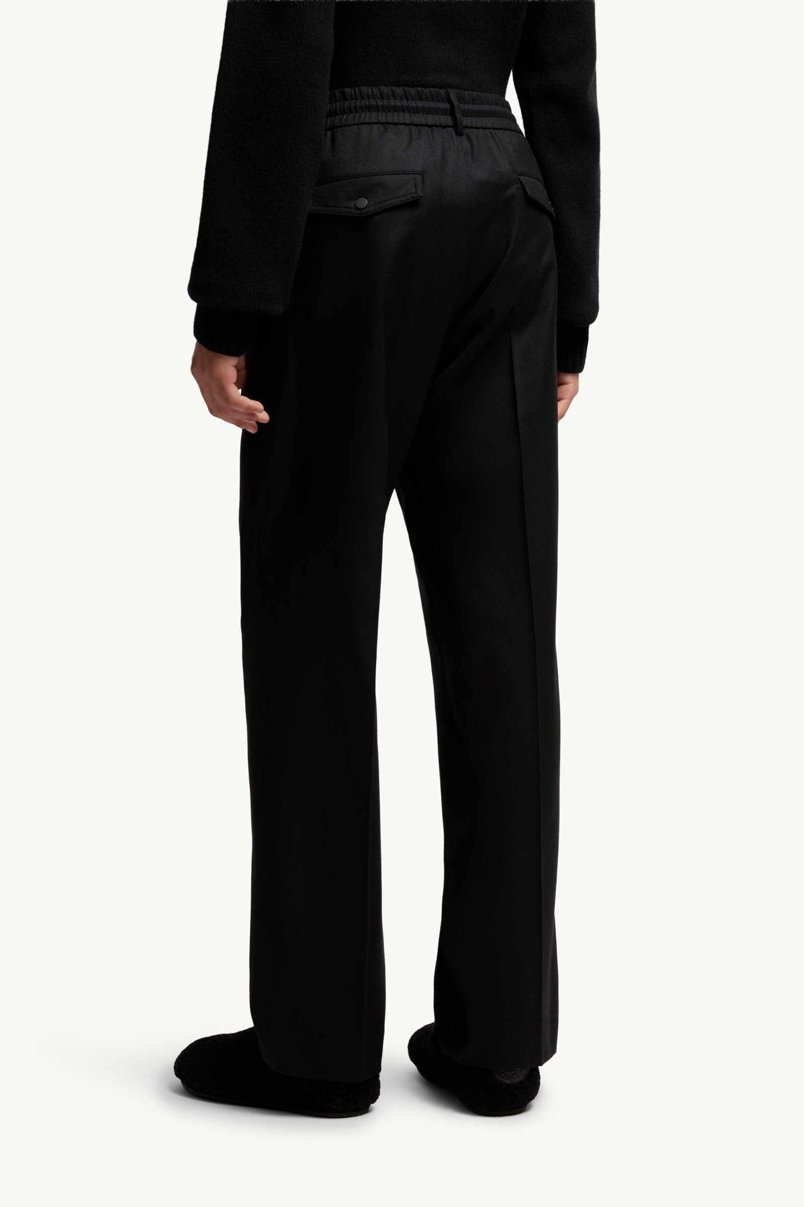 Wool Flannel Tailored Pants - 5