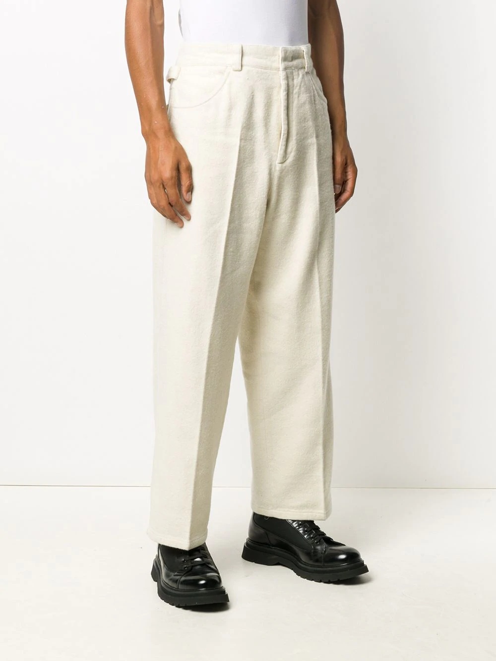 flat front trousers - 3