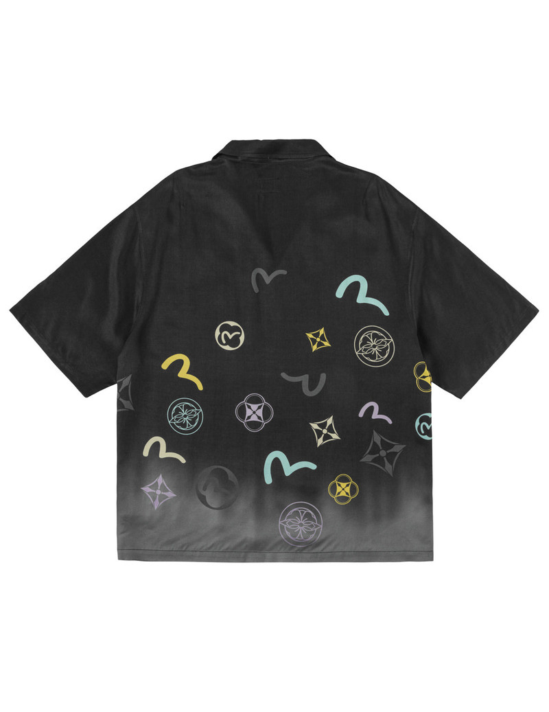 EVISU Dip-Dye Monogram Shirt outlook