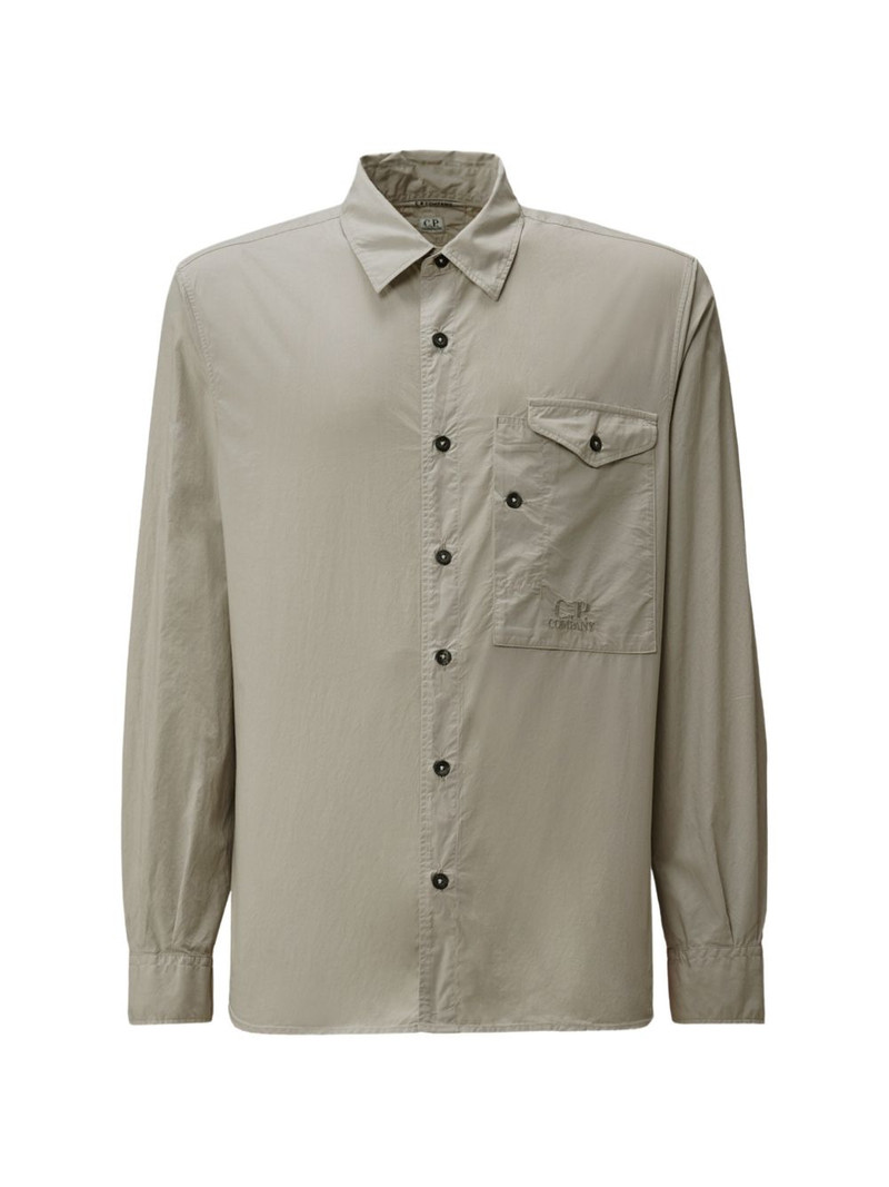 chest-pocket long-sleeve shirt 1