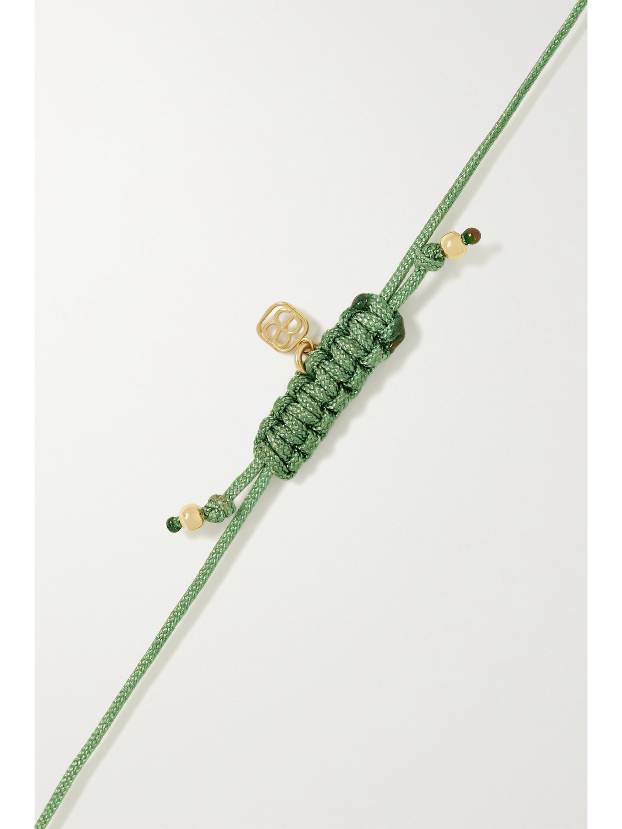 Palm Tree 14-karat Gold Cord Bracelet - 3