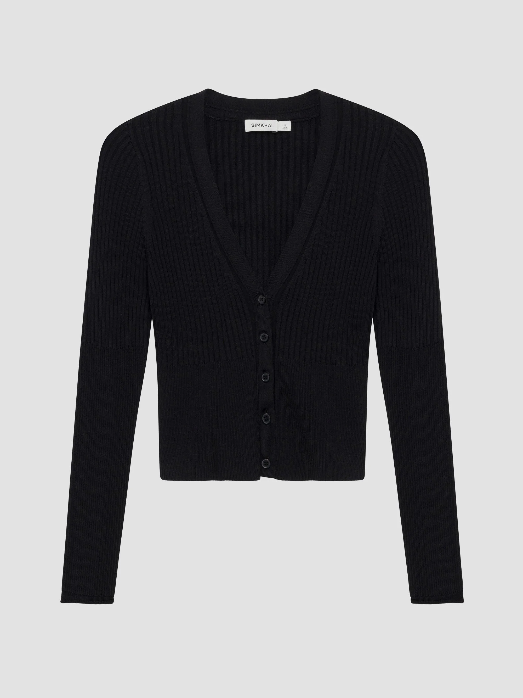 Women's Ailany Shrunken Cardigan - Black - 1