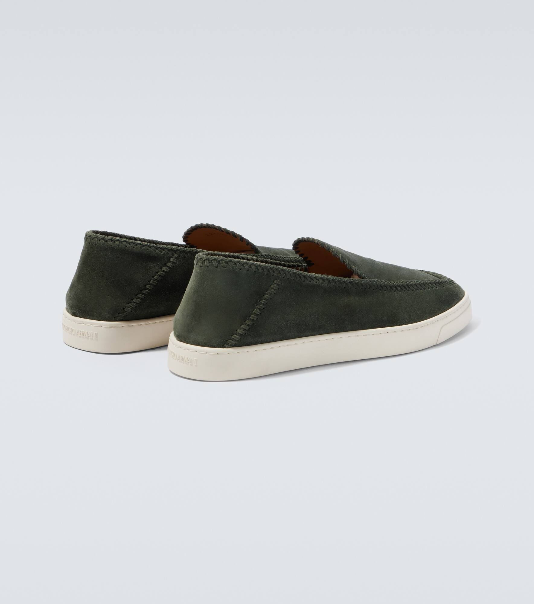 Suede slip-on shoes - 6