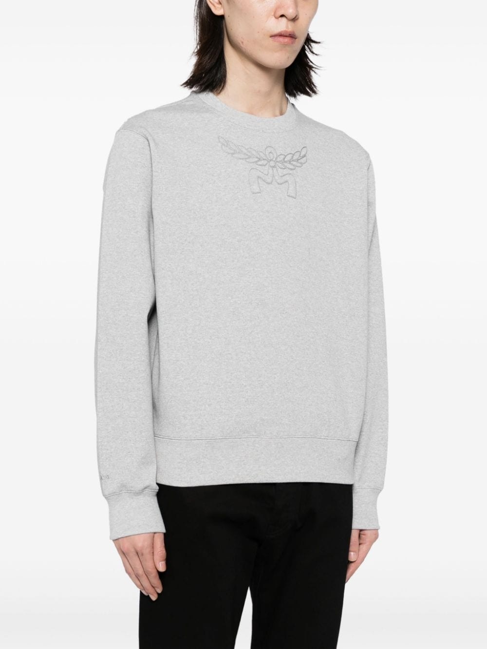Laurel logo-embroidered sweatshirt - 4