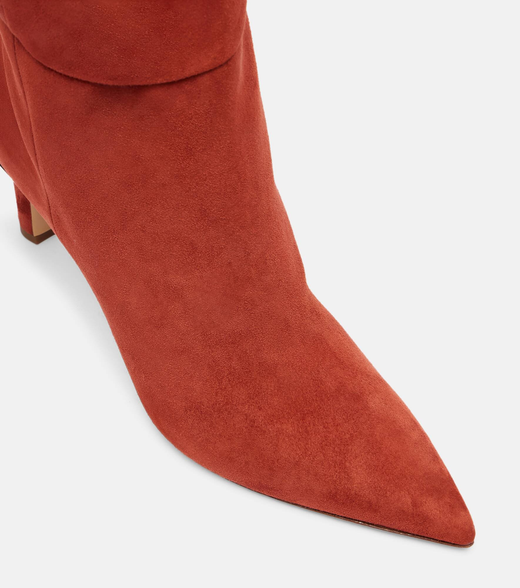 Aura knee-high suede boots - 5