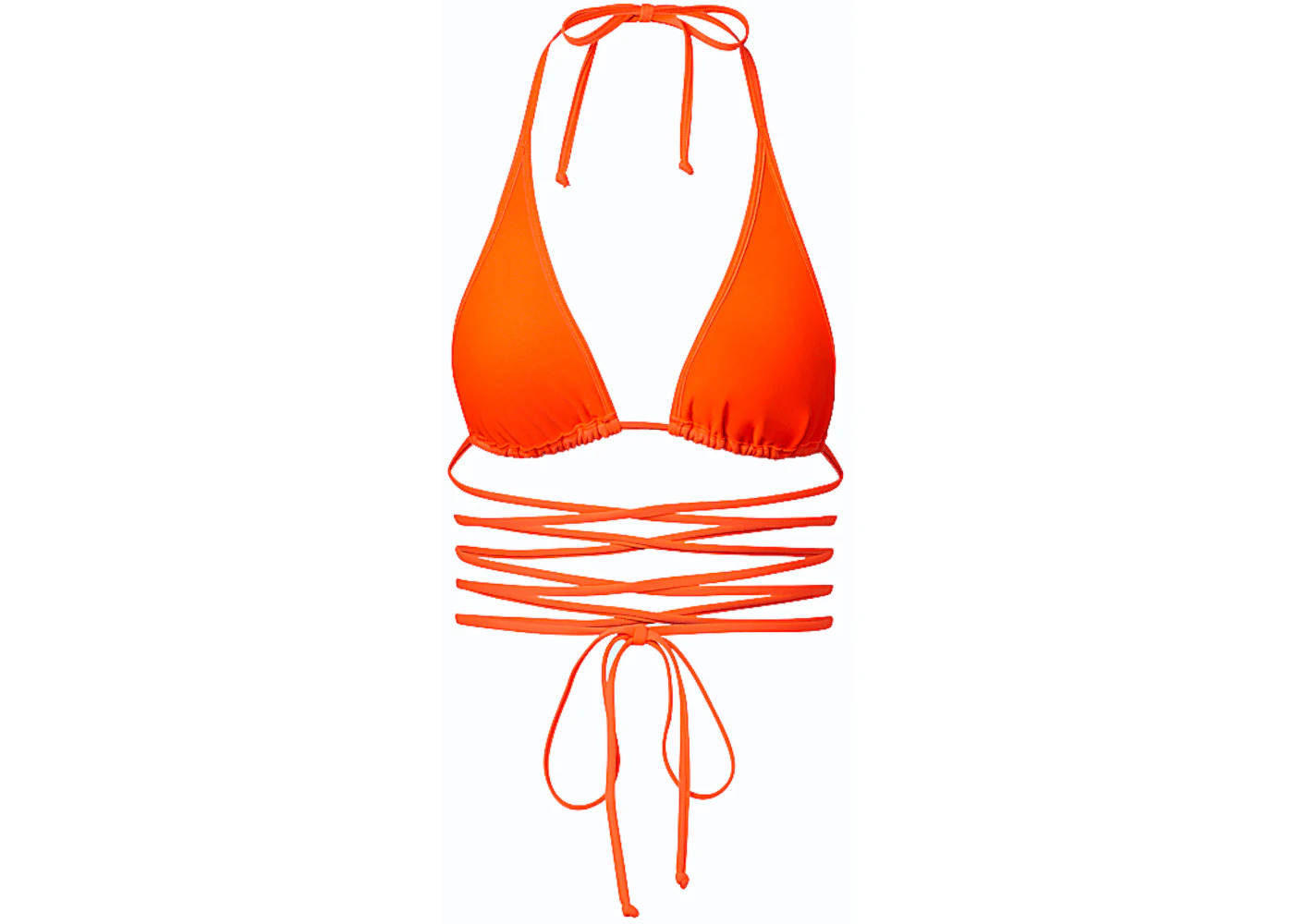 adidas Ivy Park Wrap Bikini Top Solar Orange - 2