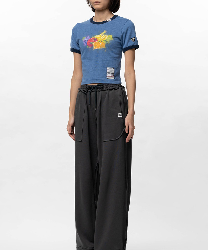 Fruit Printed Ringer Mini T-shirt 14