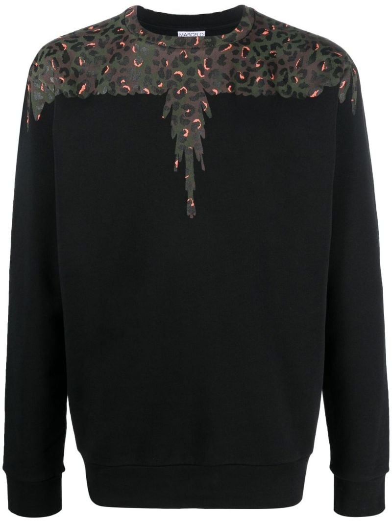 Animalier Wings organic cotton sweatshirt - 1