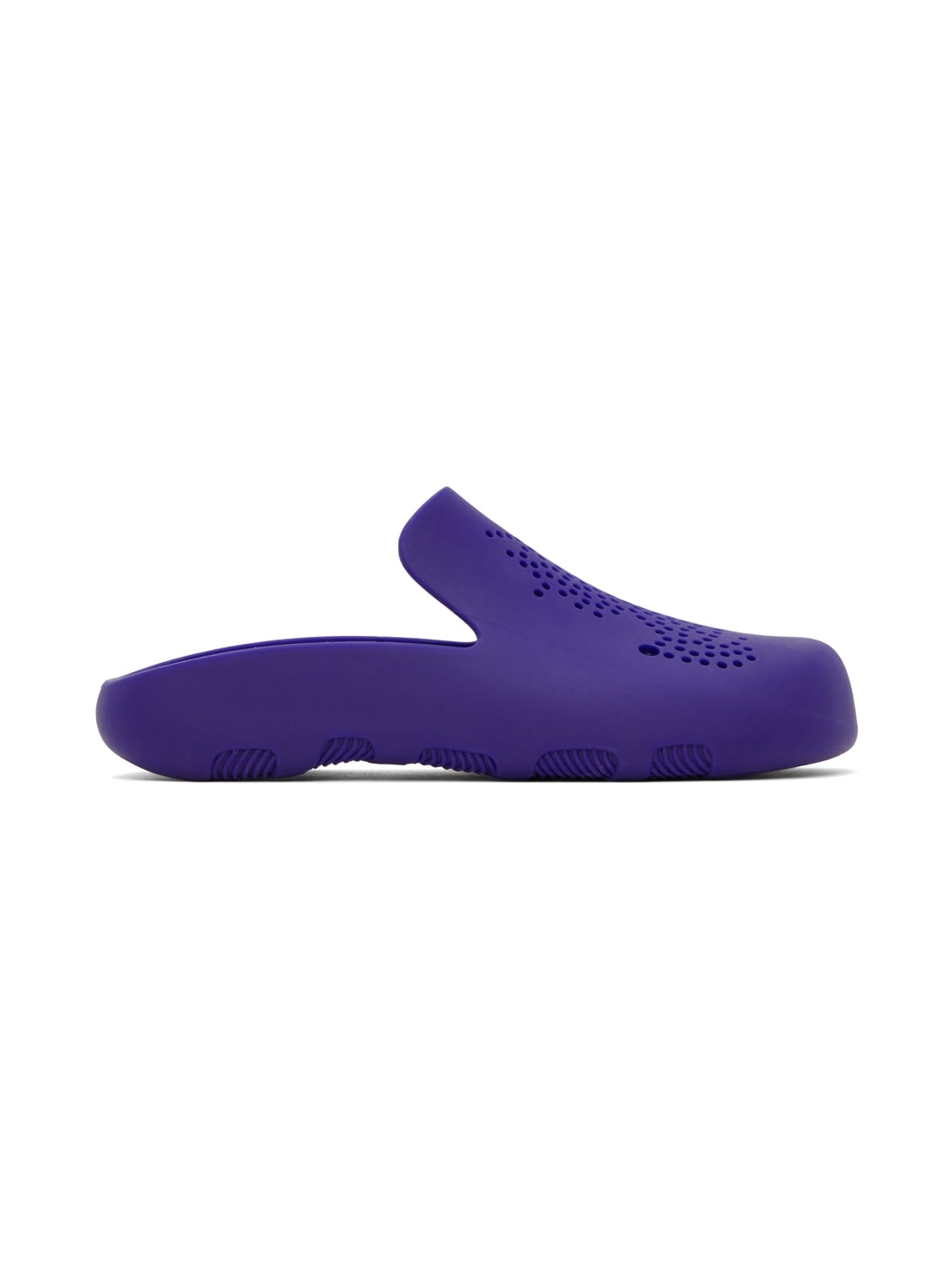 Blue Rubber Stingray Clogs - 1