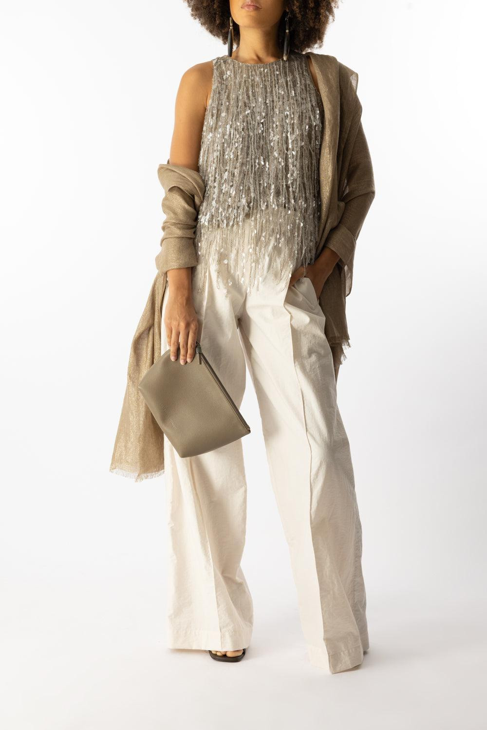 Glistening Waterfall Embroidery Top - 3