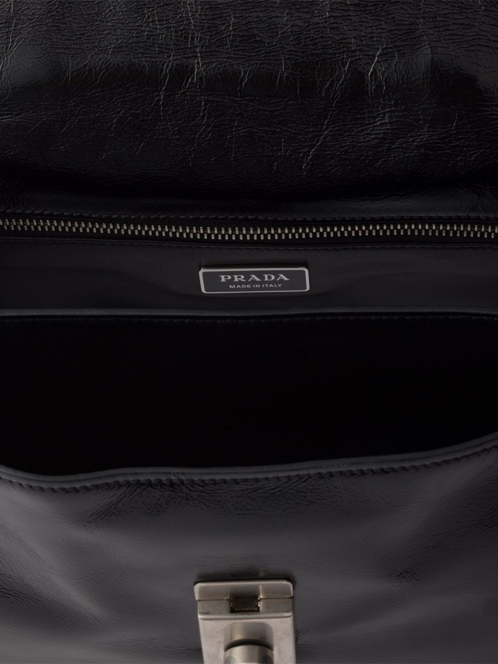 medium leather shoulder bag - 6