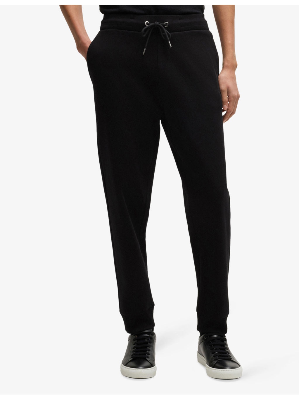 Drawstring-waist slim-fit tapered-leg cotton-jersey jogging bottoms - 3