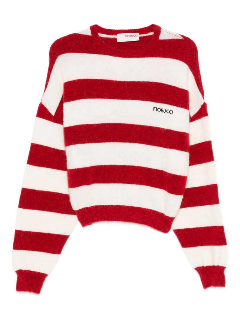 Fiorucci Striped Crew-neck Jumper 1