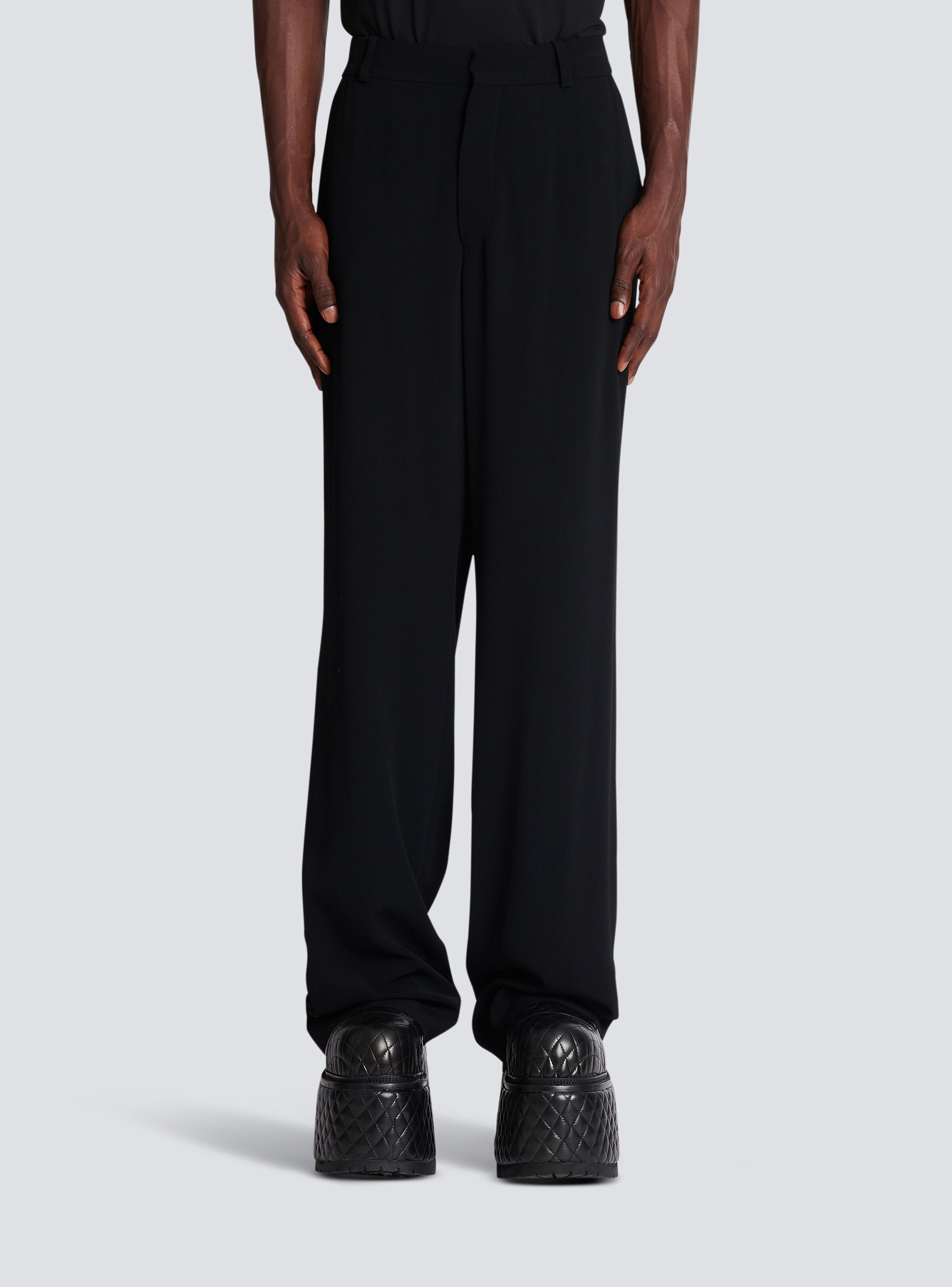 Casual crepe trousers - 5