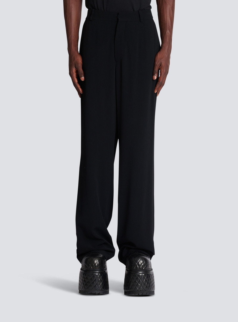 Casual crepe trousers 5