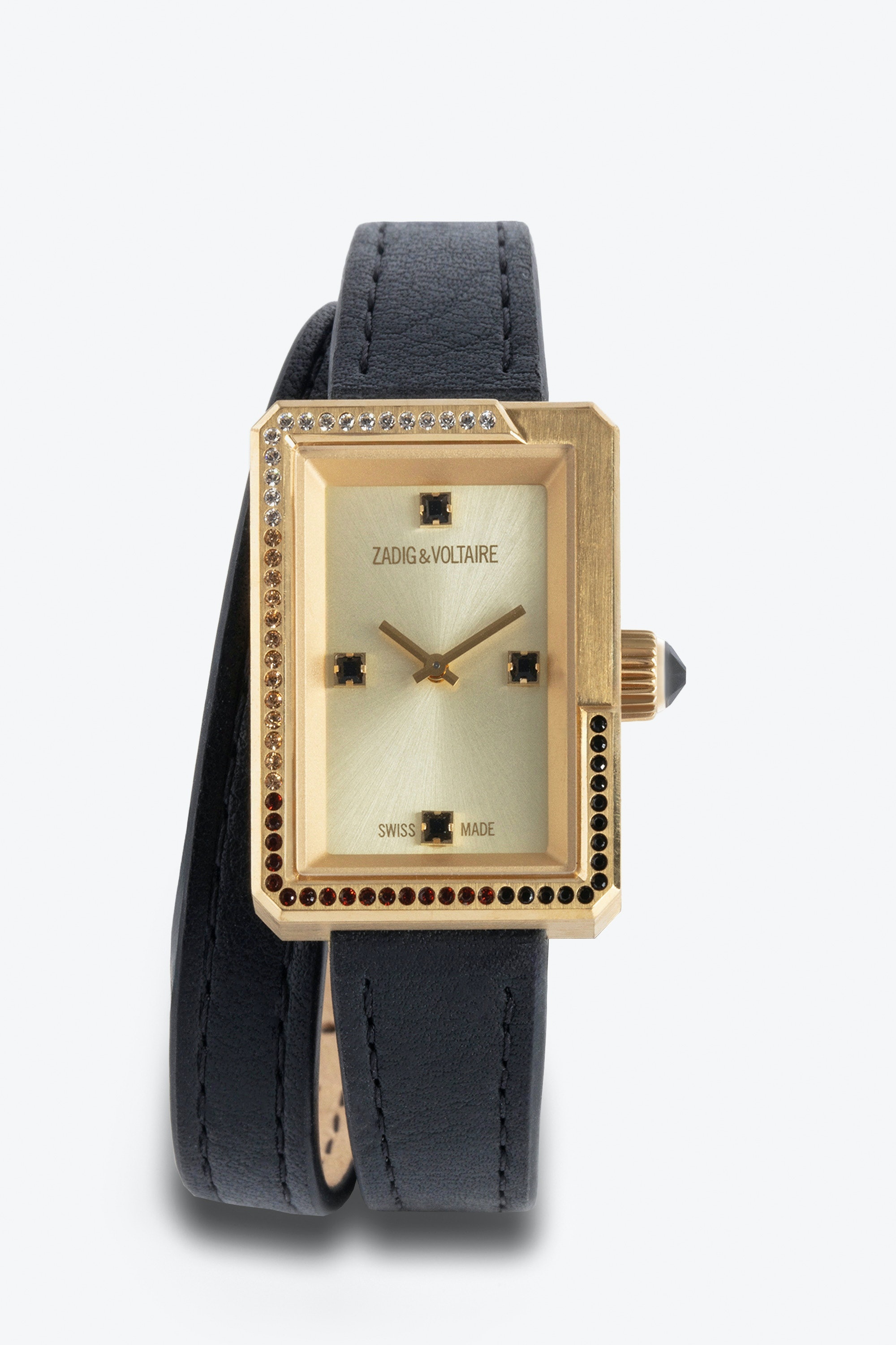 ZADIG & VOLTAIRE カフレセサンタル SWCT02005700 GOLD Zadig & Voltaire Cecilia Watch | REVERSIBLE