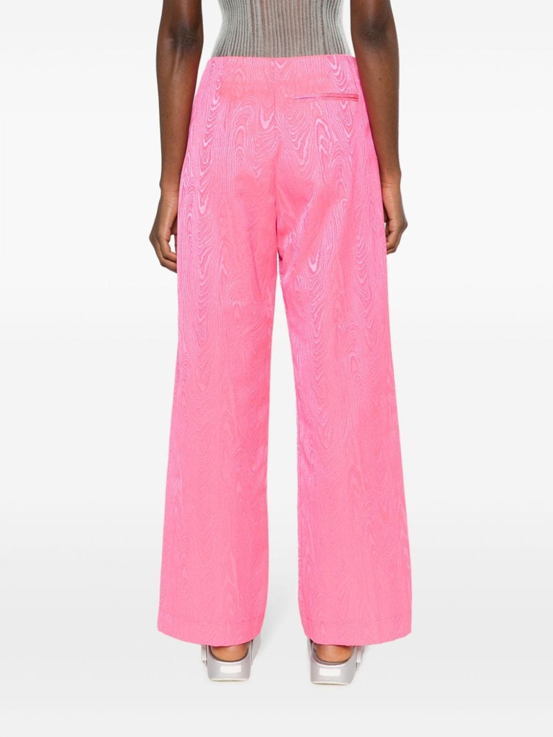 patterned-jacquard straight-leg jeans 4