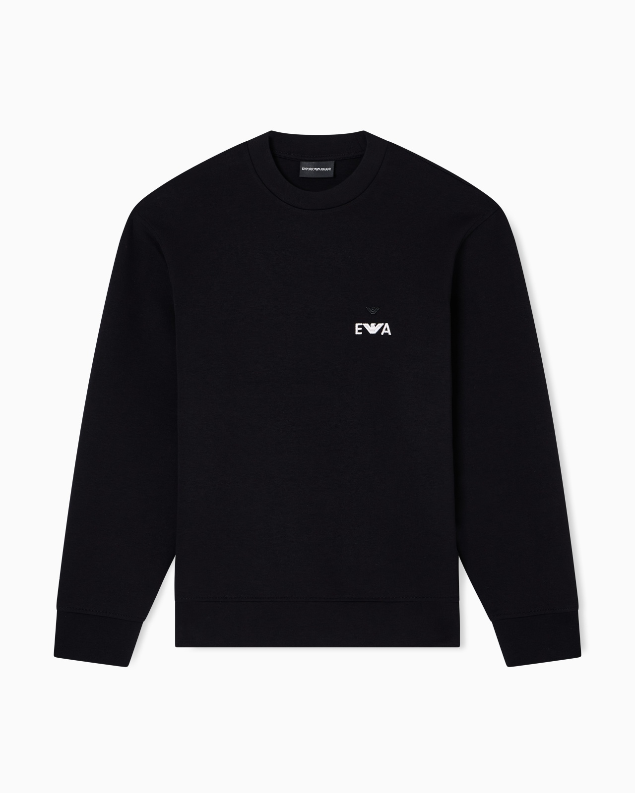 ASV JERSEY SWEATSHIRT WITH SUPER-EMBOSSED EA EMBROIDERY - 1