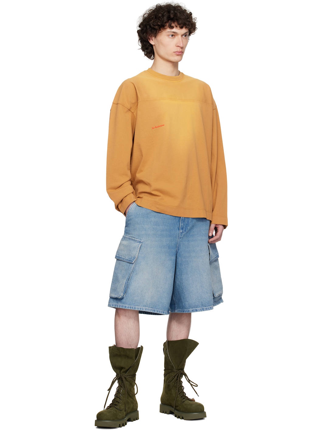 Orange Long Sleeve T-shirt - 4