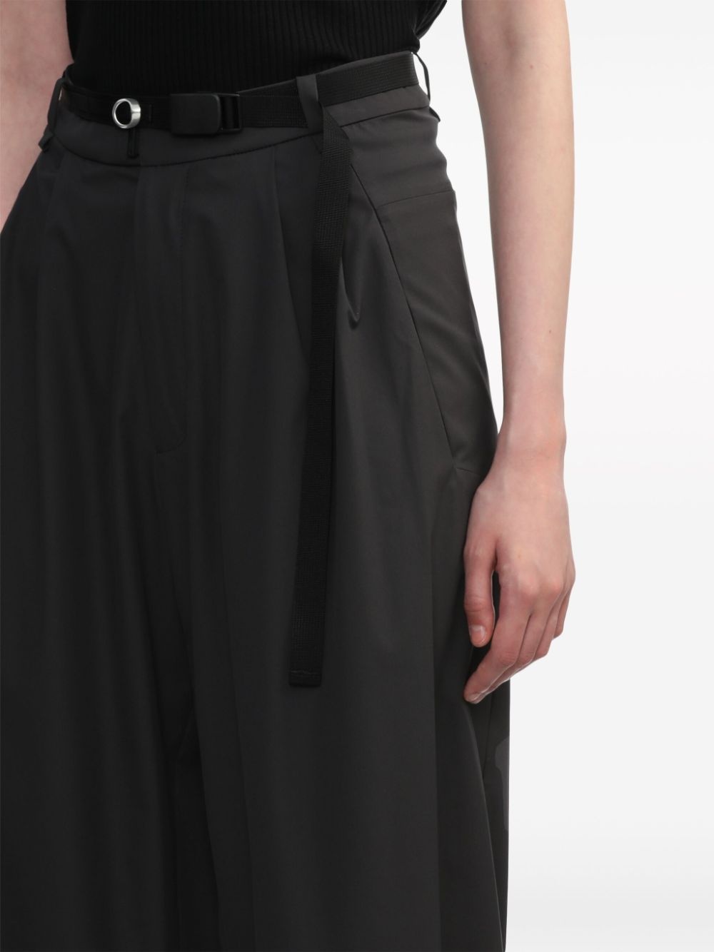 belted tailored trousers - 5