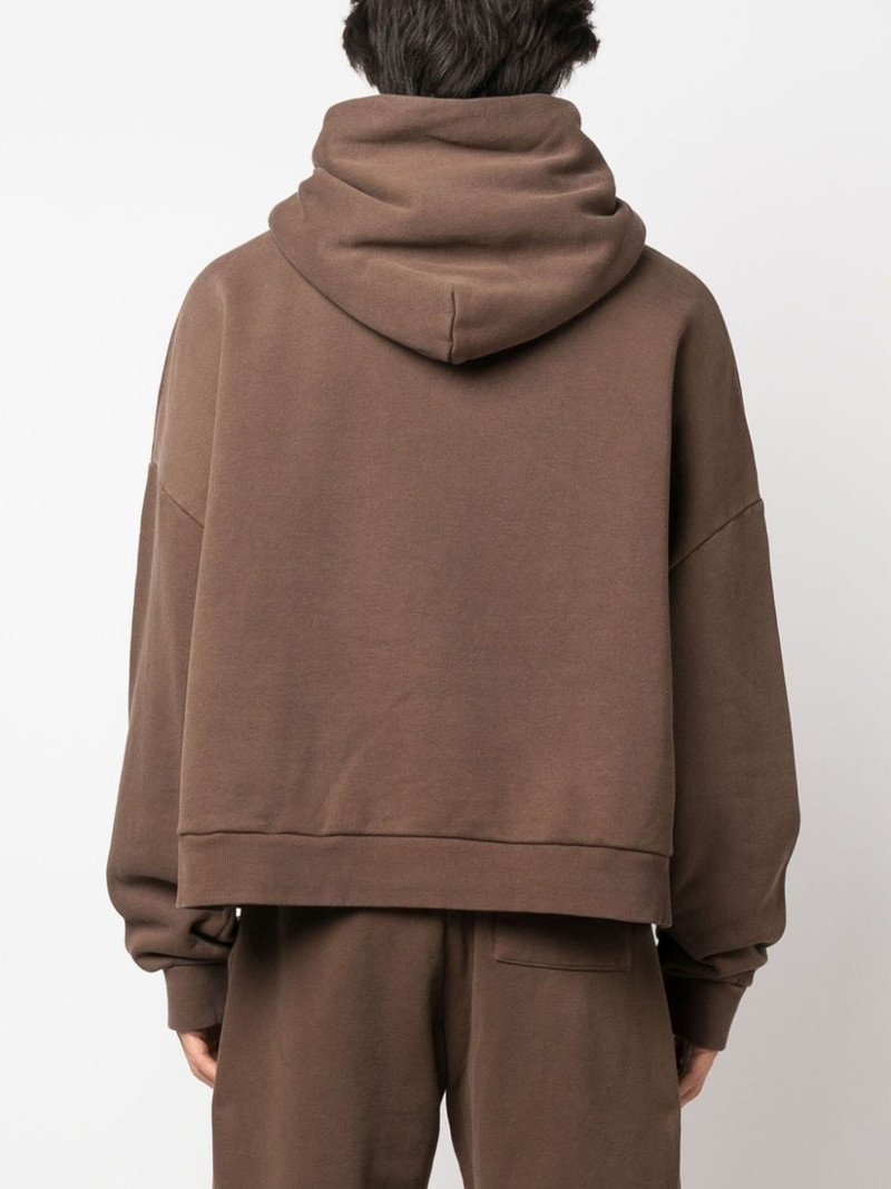 drop-shoulder cotton hoodie 5