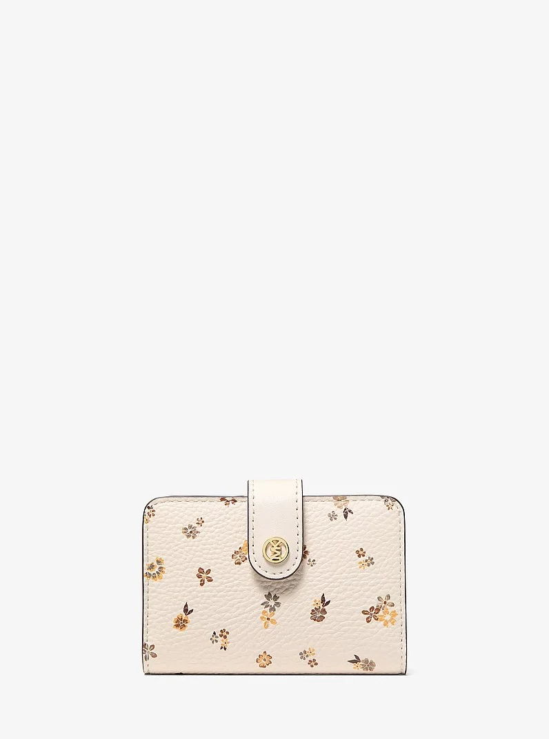 Jet Set Travel Floral Printed Billfold Wallet - 1
